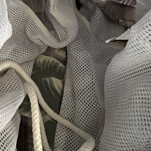 Tommy Bahama Swim Trunks Black White Plaid Large Pineapples Mesh Lining size L - Picture 5 of 8